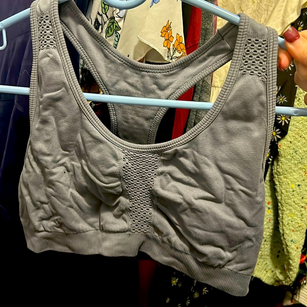 Grey Sports Bra🤍